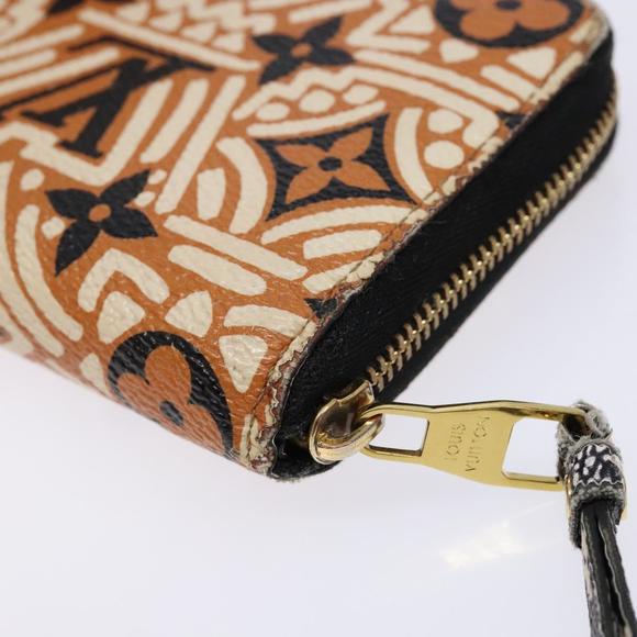 LOUIS VUITTON Monogram Giant Crafty Zippy Coin Purse Caramel M69496 Auth 136331 - Picture 15 of 16